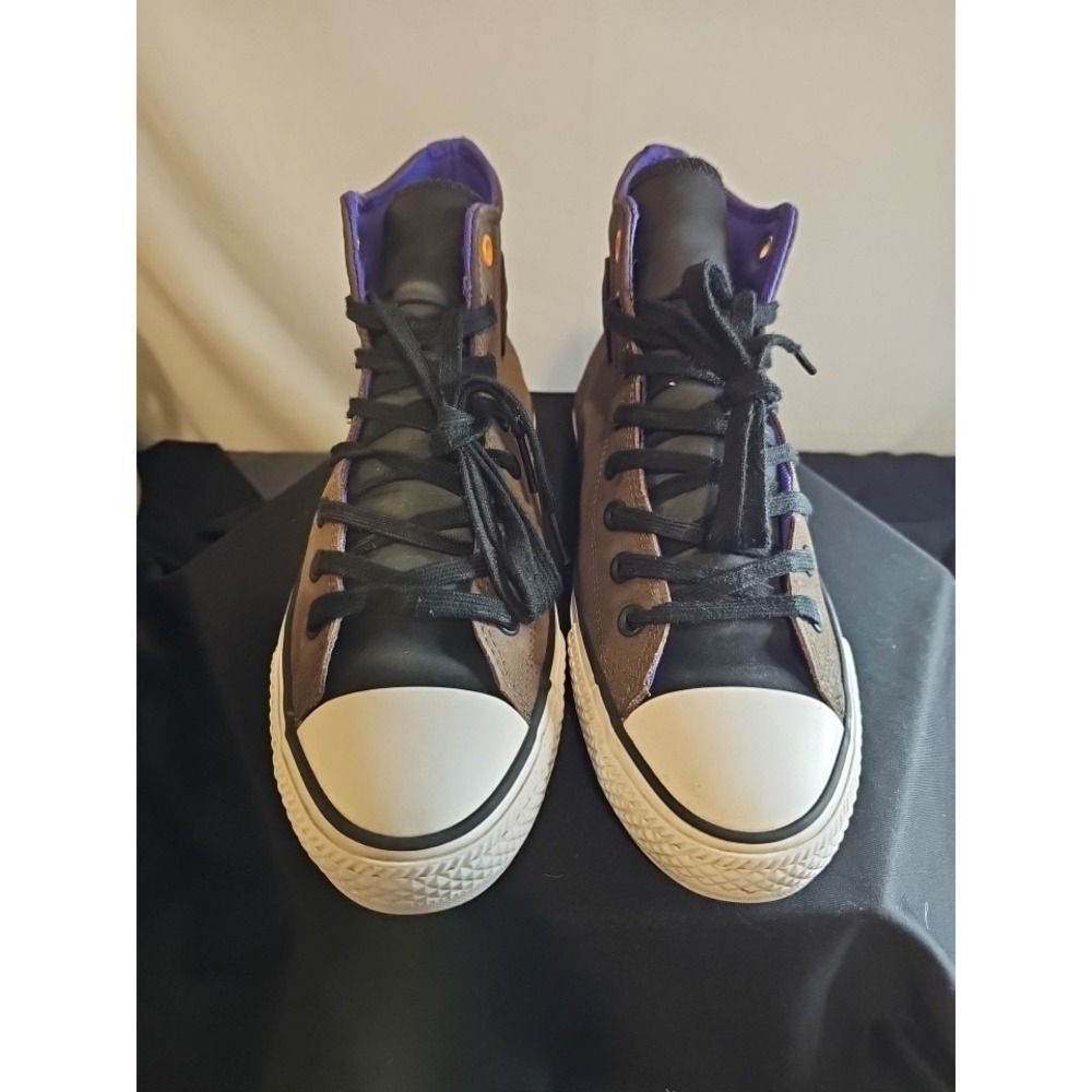 Converse Chuck Taylor All Star Hi Sneaker ~ Brown/Purple 10 Men's / Women's 8.5